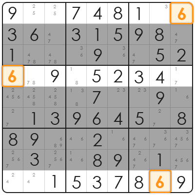 sudoku swordfish pattern